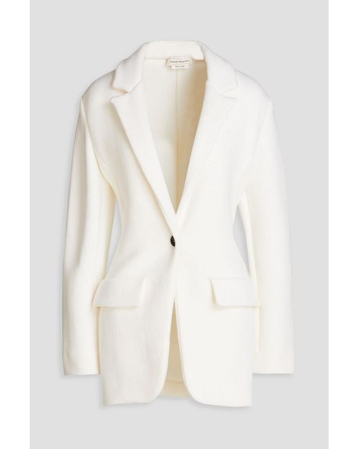 McQueen Natural Wool-Blend Blazer