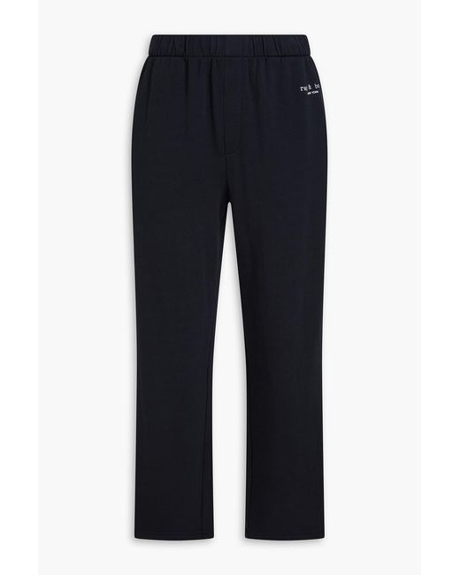 Rag & Bone Blue Massey French Cotton-Terry Sweatpants for men