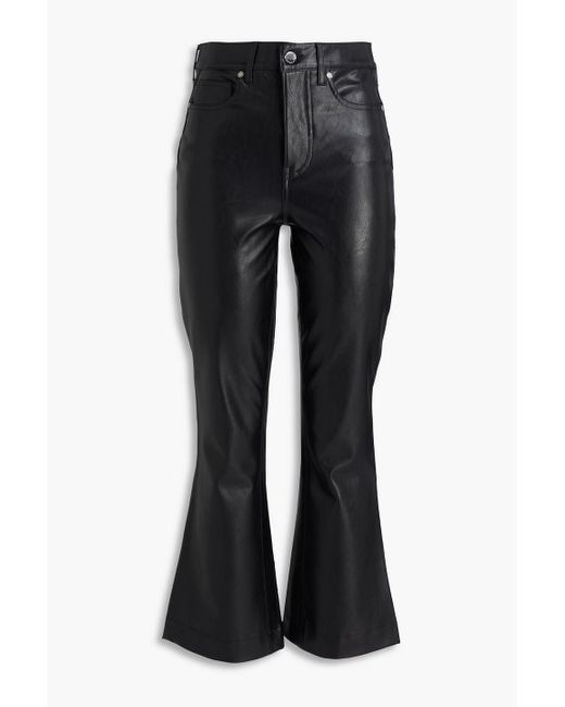 Veronica Beard Black Carson Flared Pants