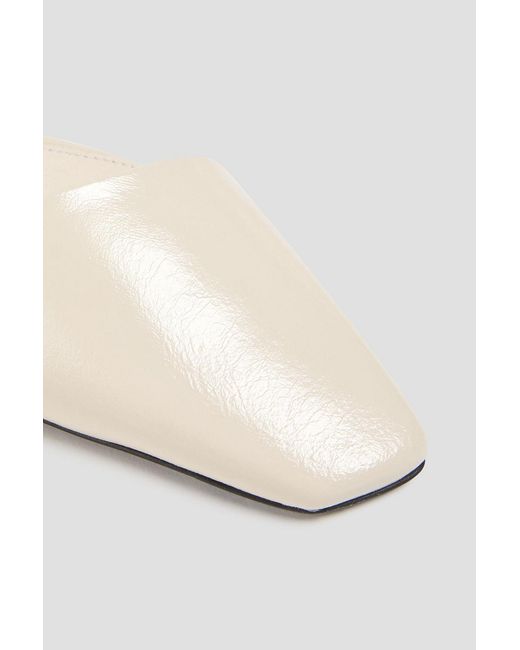 Totême White Leather Flats