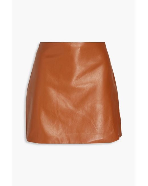 Nanushka Brown Layered Okobor Shorts