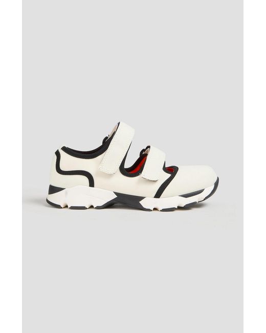 Marni Metallic Scuba Sneakers