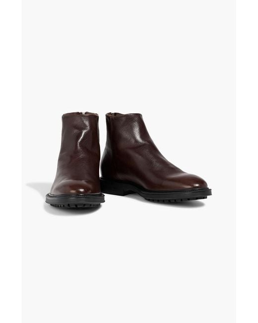 Paul Smith Brown Nik Leather Boots for men