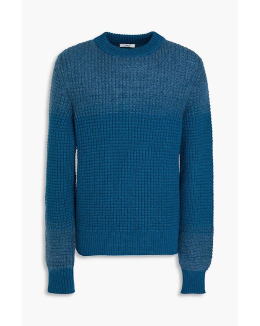 Erdem Blue Caspian Waffle-knit Sweater for men