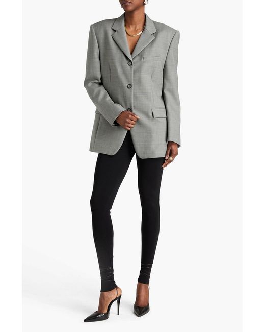 Magda Butrym Gray Wool-Blend Blazer