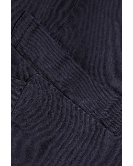 Alex Mill Blue Non-suit Linen, Tm And Cotton-blend Twill Vest