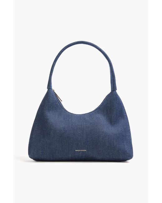 Mansur Gavriel Blue Candy Mini Denim Shoulder Bag