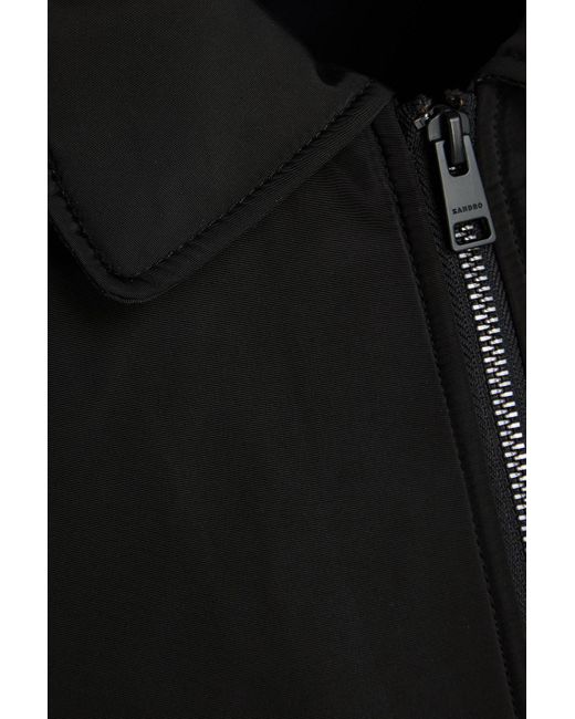 Sandro Black Shell Jacket for men