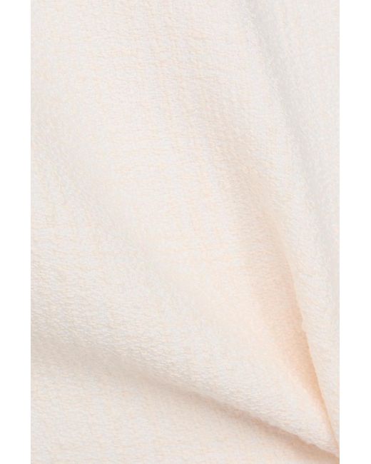 Claudie Pierlot White Kleid aus crêpe