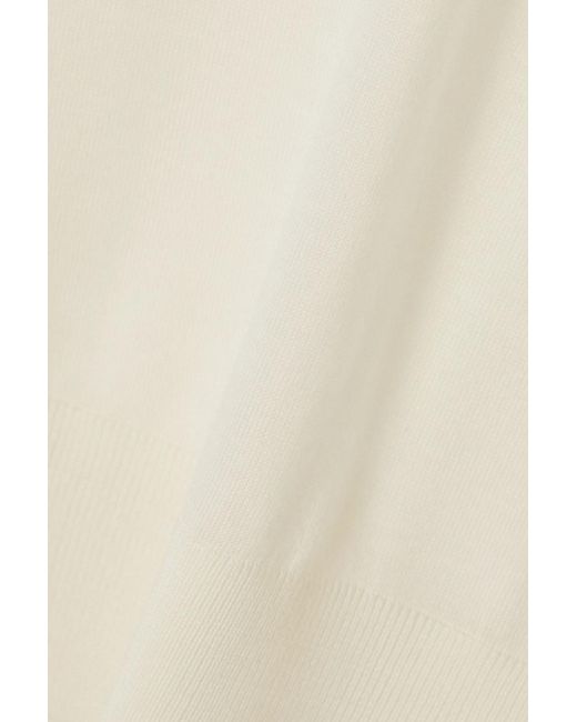Nili Lotan Natural Wool Turtleneck Sweater