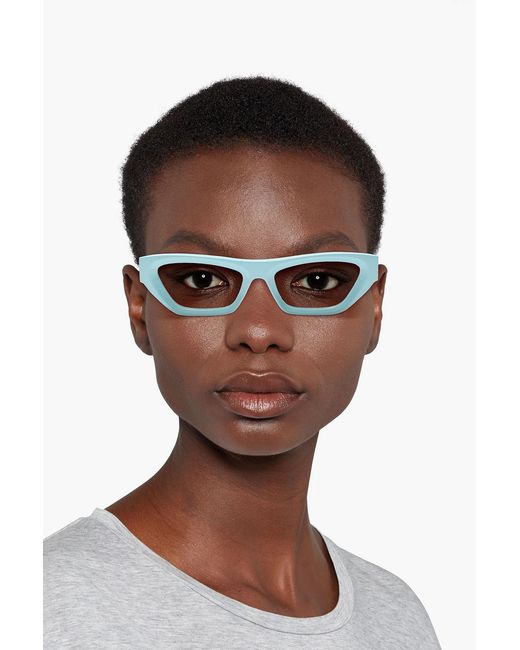 Zimmermann Blue Cat-Eye Acetate Sunglasses