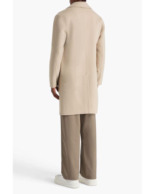 Sandro Natural Wool Coat for men