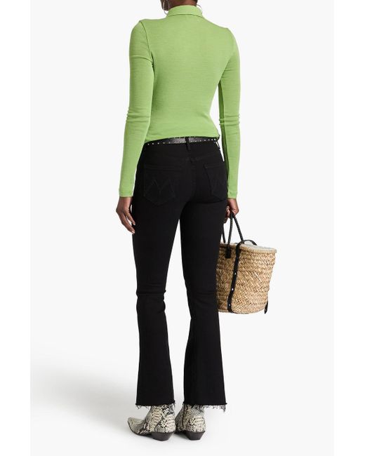 Mother Black The weekender hoch sitzende schlagjeans