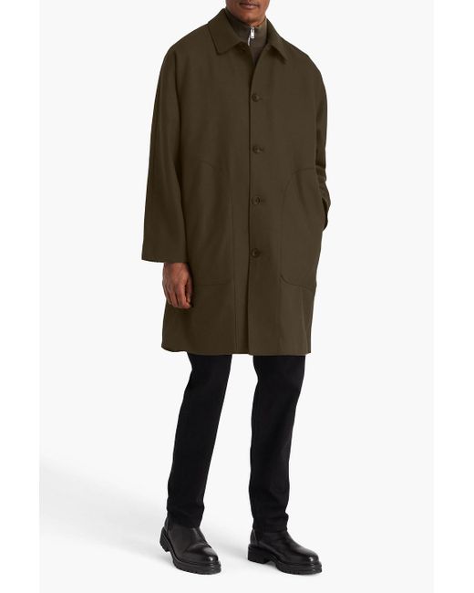 Rag & Bone Green Marshall Wool-Blend Felt Coat for men