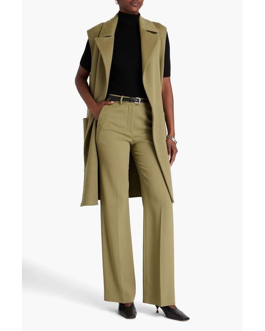 Joseph Green Morissey Stretch-Crepe Straight-Leg Pants