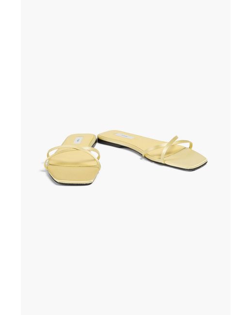 Totême  White Satin Sandals