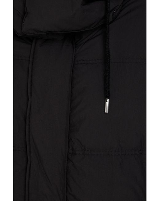 AMI Black Oversized Quilted Shell Down Jacket for men