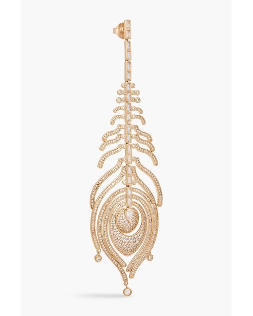 Zimmermann White Gold-tone Crystal Earrings