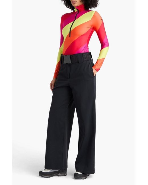 Goldbergh Blue Wham Belted Stretch-shell Ski Pants