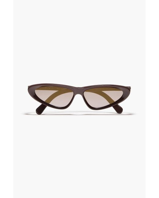 Zimmermann Brown Cat-Eye Acetate Sunglasses