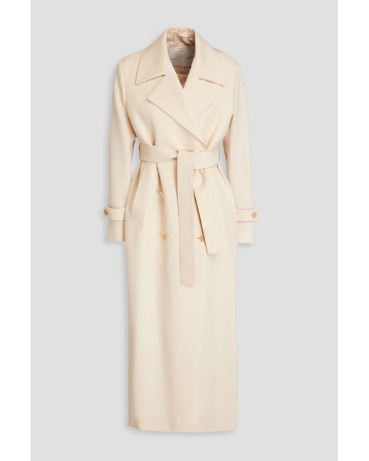 Giuliva Heritage Natural Christie Double-breasted Wool Coat