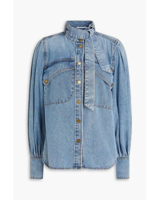 Zimmermann Blue Denim Shirt