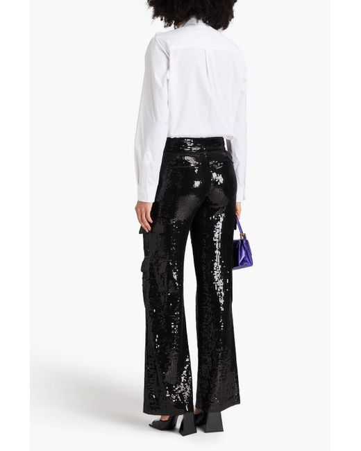 Area White Pintucked Cotton-blend Poplin Shirt