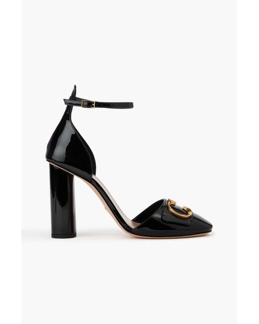 Dior White C'Est Dior Patent-Leather Pumps