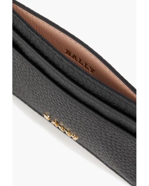 Bally Black Pebbled-Leather Cardholder
