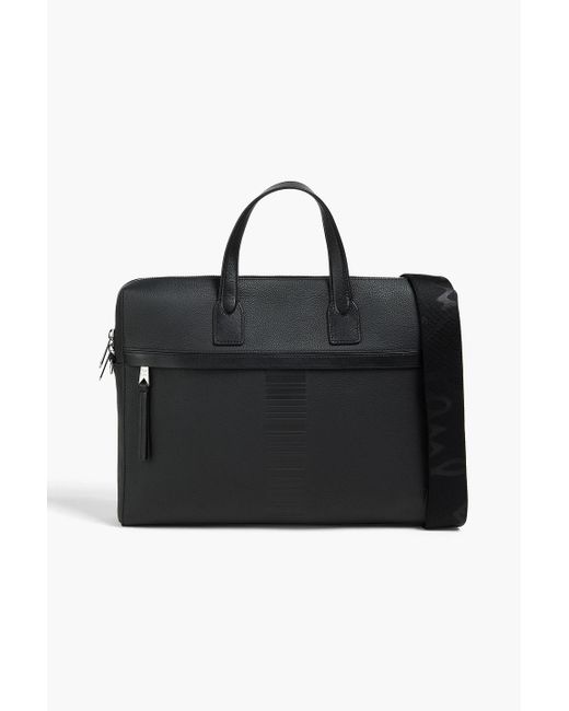 Paul Smith Pebbled-leather briefcase in Black für Herren