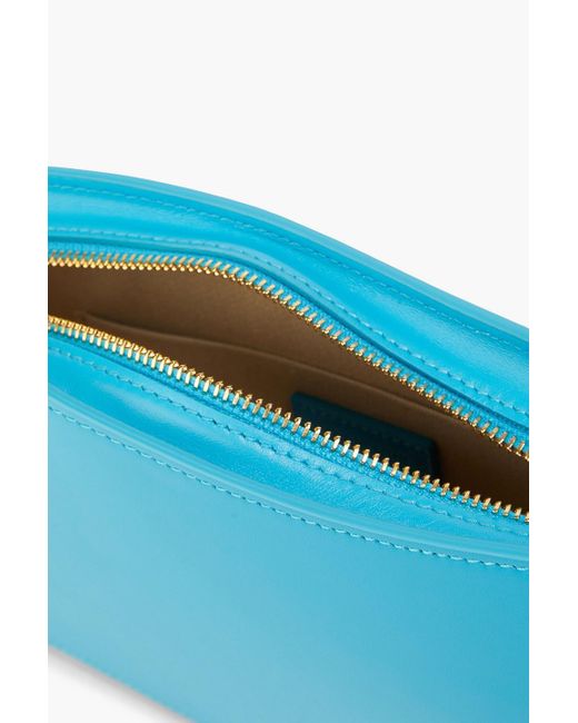 Jacquemus Blue La Vague Curvy Leather Shoulder Bag