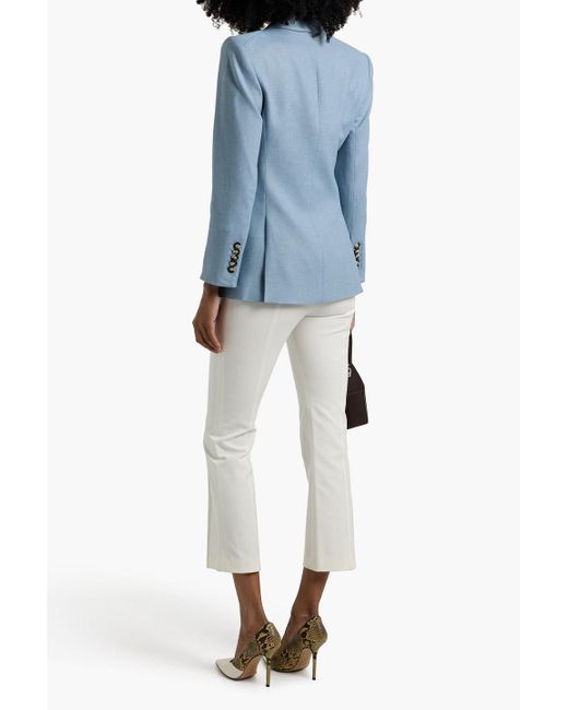 Veronica Beard Blue Blazer "nalani dickey" aus flanell