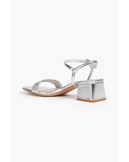Gianvito Rossi White Lena 45 Leather Sandals