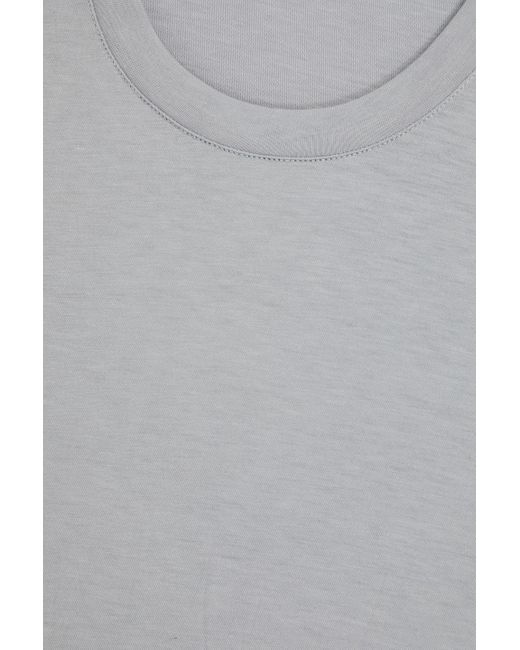 James Perse Gray T-shirt aus baumwoll-jersey