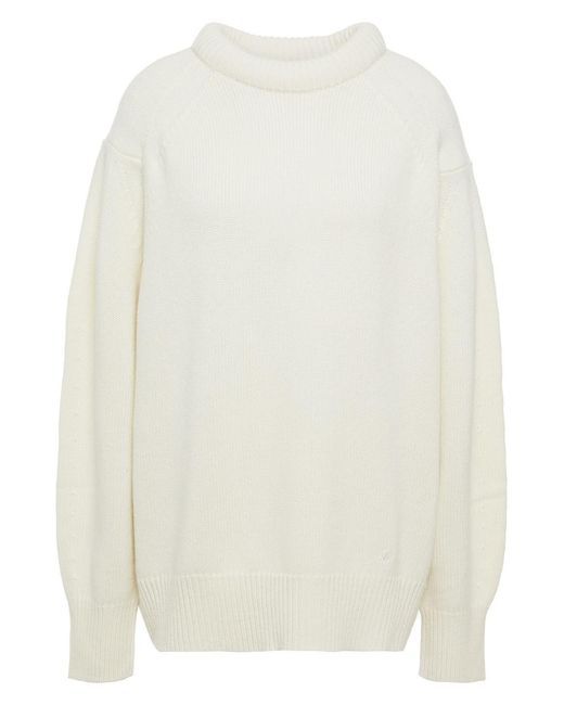 Loulou de Saison White Wool And Cashmere-blend Sweater
