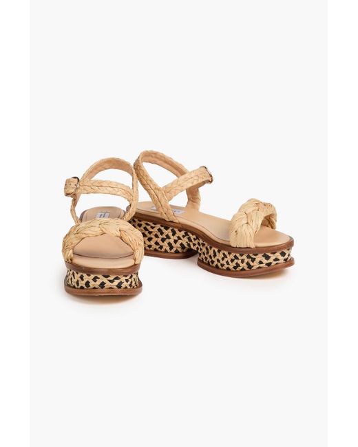 Gabriela Hearst Natural Michael Raffia Sandals