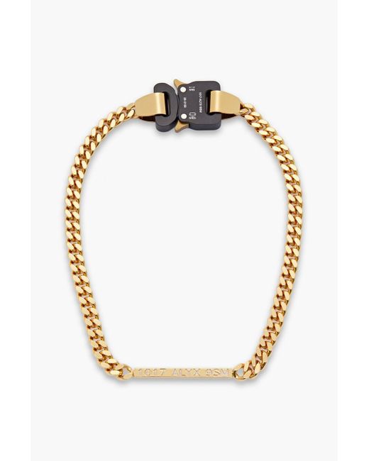 1017 ALYX 9SM Gold-tone Necklace in Metallic for Men | Lyst UK