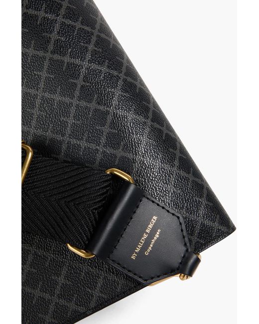 By Malene Birger Black Loenna Printed Shoulder Bag