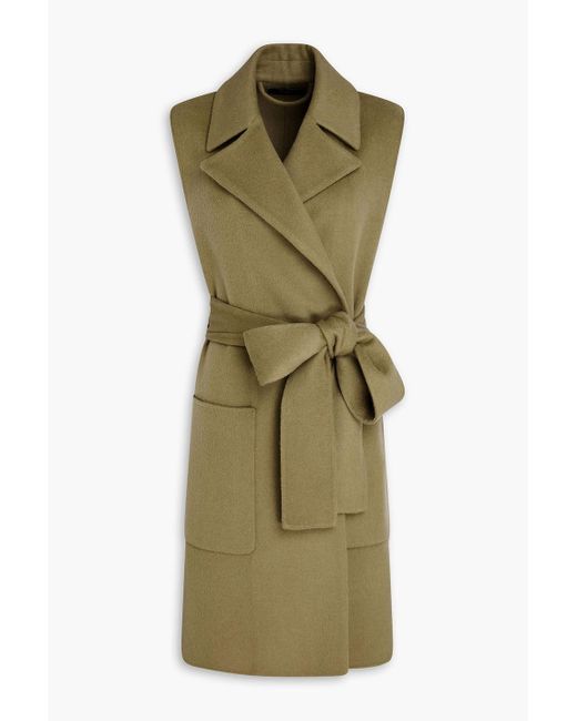 Joseph Green Garance Wool And Cashmere-Blend Felt Vest