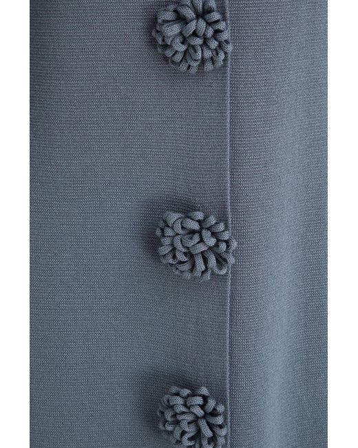 By Malene Birger Blue Rosie Stretch-knit Maxi Dress