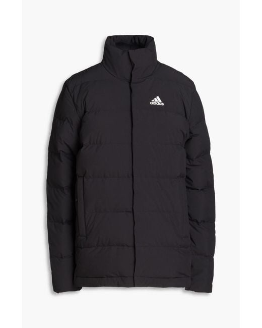 Adidas Originals Black Helionic Quilted Shell Jacket for men