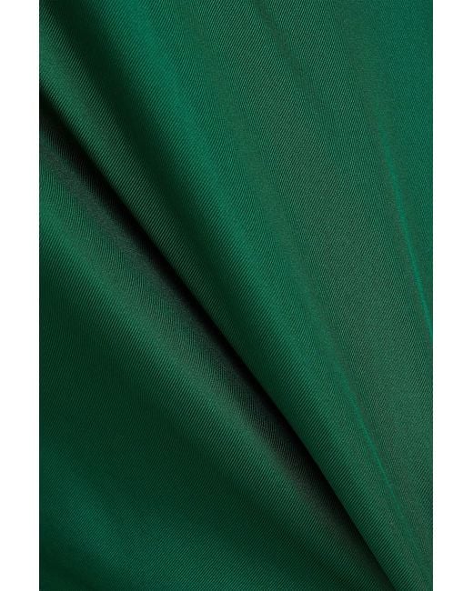 Rohe Green Silk-Twill Maxi Dress