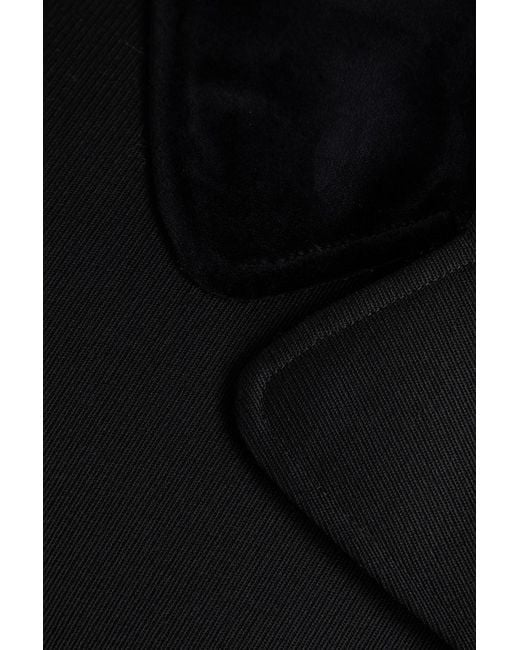 Thom Browne Black Double-Breasted Wool-Twill Blazer for men