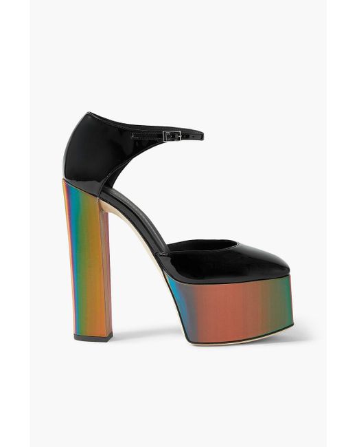 Giuseppe Zanotti New York 80 Patent leather Platform Pumps in Black Lyst UK
