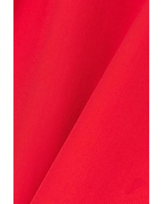 Gauchère Red Cropped Twill Camisole