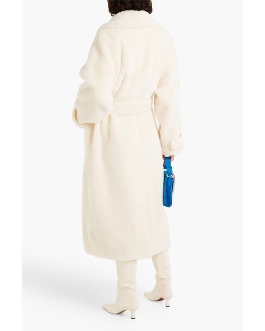 Stand Studio Natural Tel aus kunstfell mit gürtel