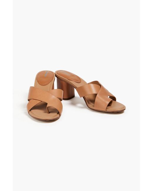 Sam Edelman Natural Odie Leather Mules