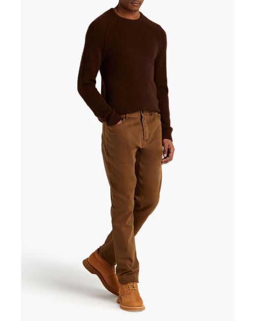 James Perse Brown Cashmere Sweater for men