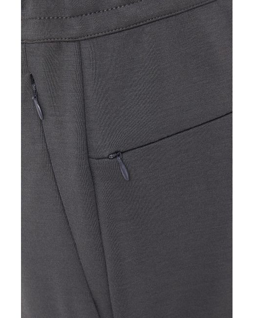 Emporio Armani Blue Appliquéd Modal Sweatpants for men