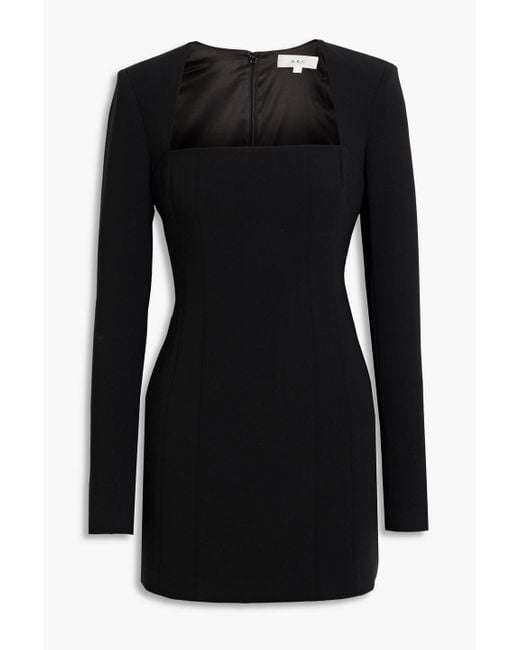 A.L.C. Black Ella Crepe Mini Dress